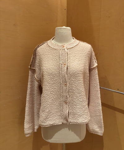 Contrast Stitch Cardi