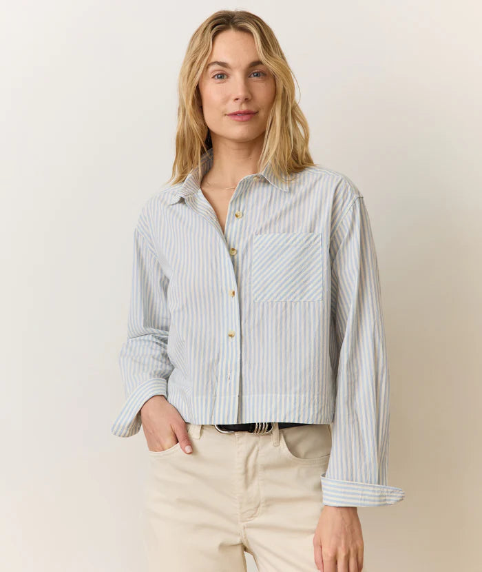 Cali Poplin Cropped Shirt