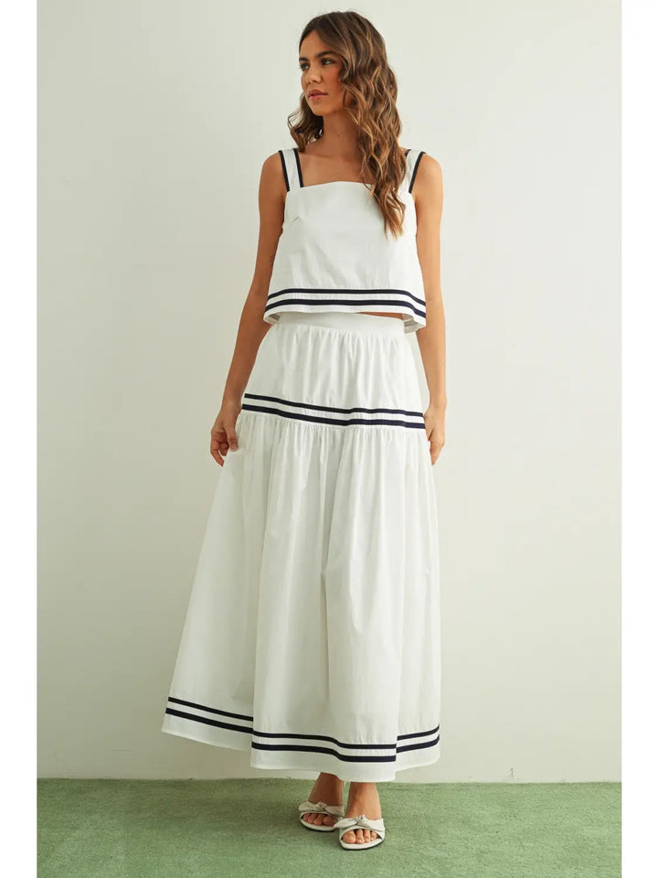 Top W Ribbon Stripe