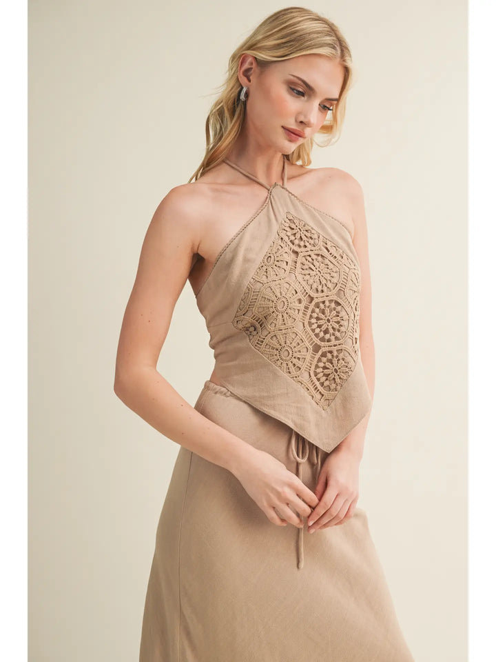 Halter Scarf Top