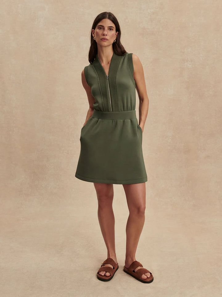 Polyanna Half Zip Dress