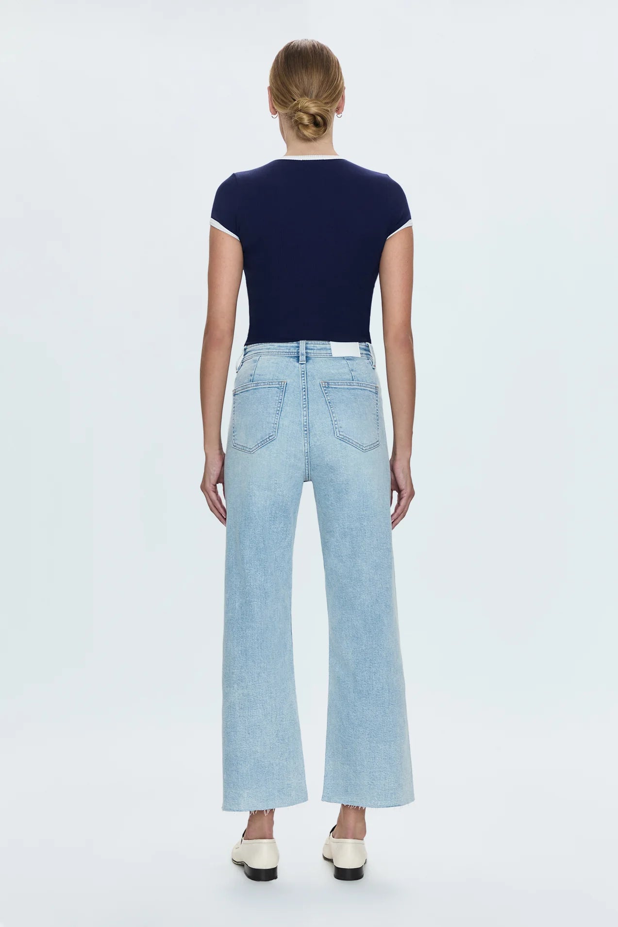 Penny Crop High Rise Wide Leg
