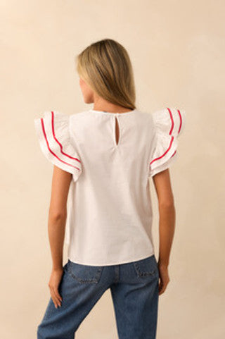 Eva Ruffle Top