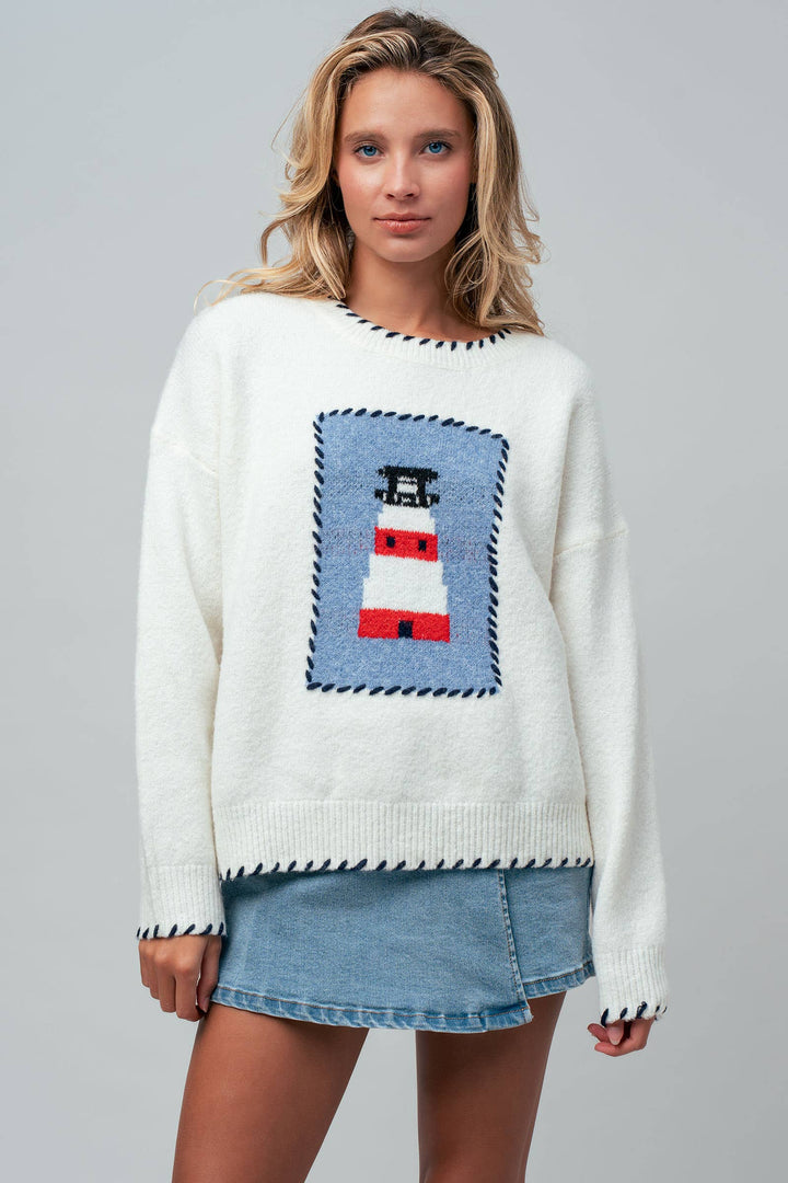 Whipstitch Lighthouse Sweater