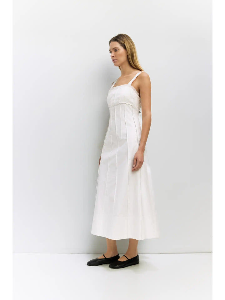 Paneled Cotton Dress