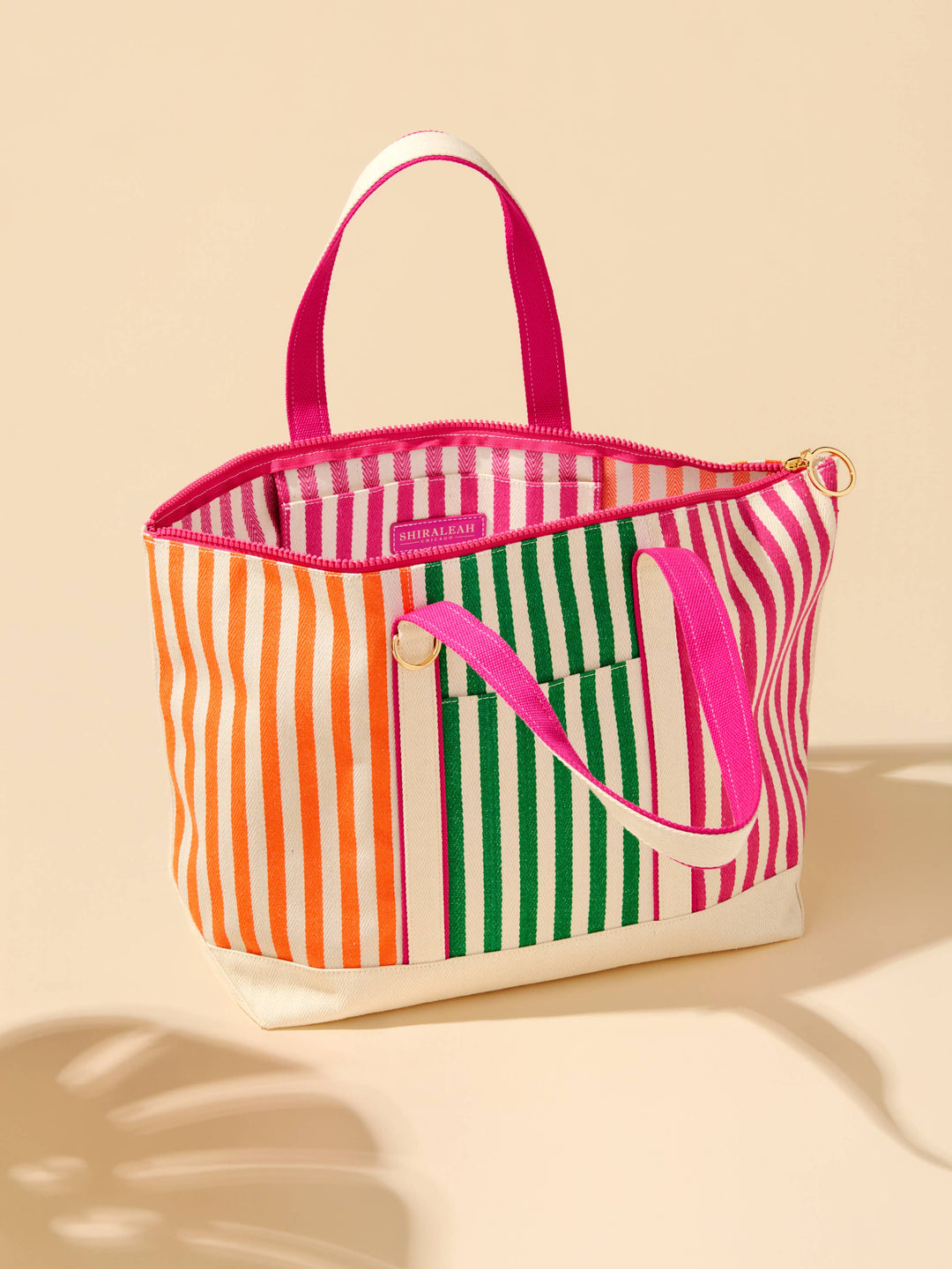 PORT STRIPE TOTE: MULTI