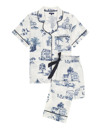 Charleston Toile Pajama Pants Set