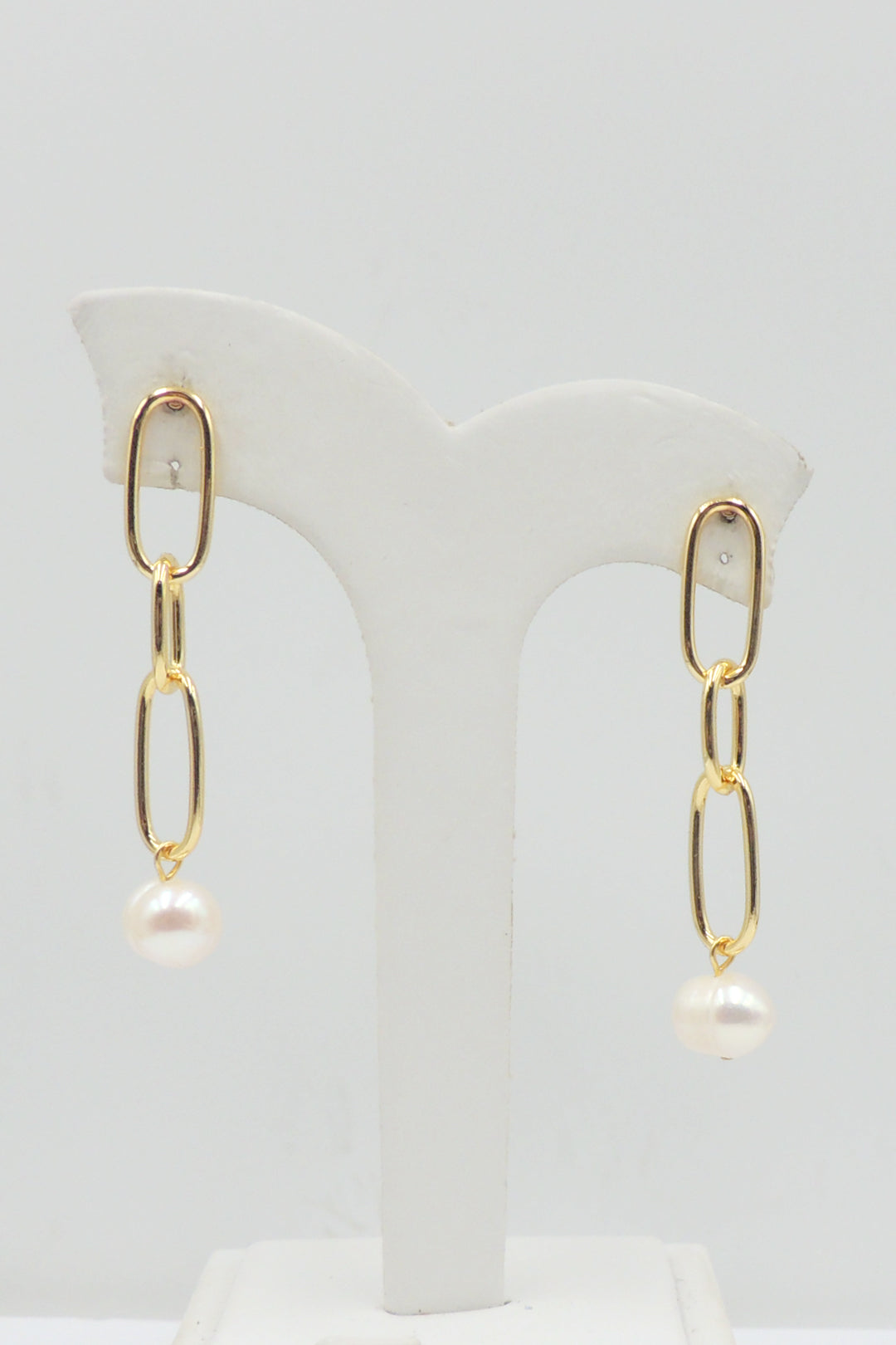Clip Chain w/ Pearl Earring
