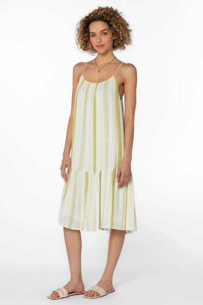 Amelie Stripe Midi Dress