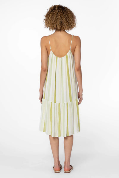 Amelie Stripe Midi Dress
