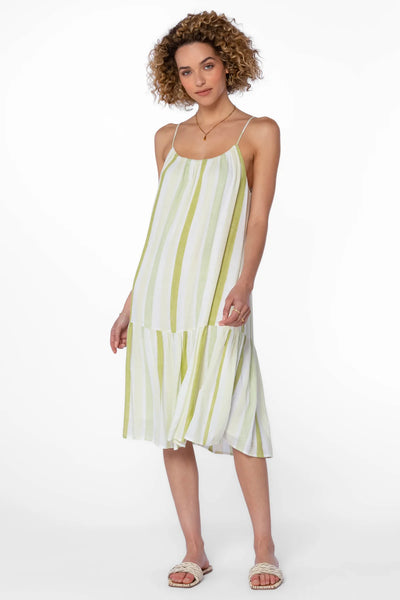 Amelie Stripe Midi Dress