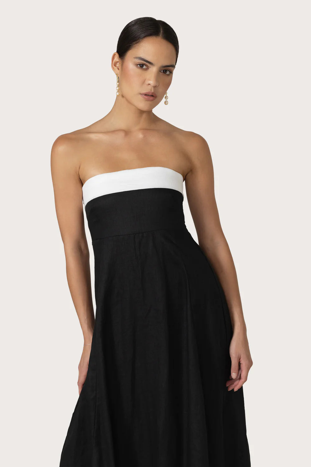 Alora Maxi Linen Dress