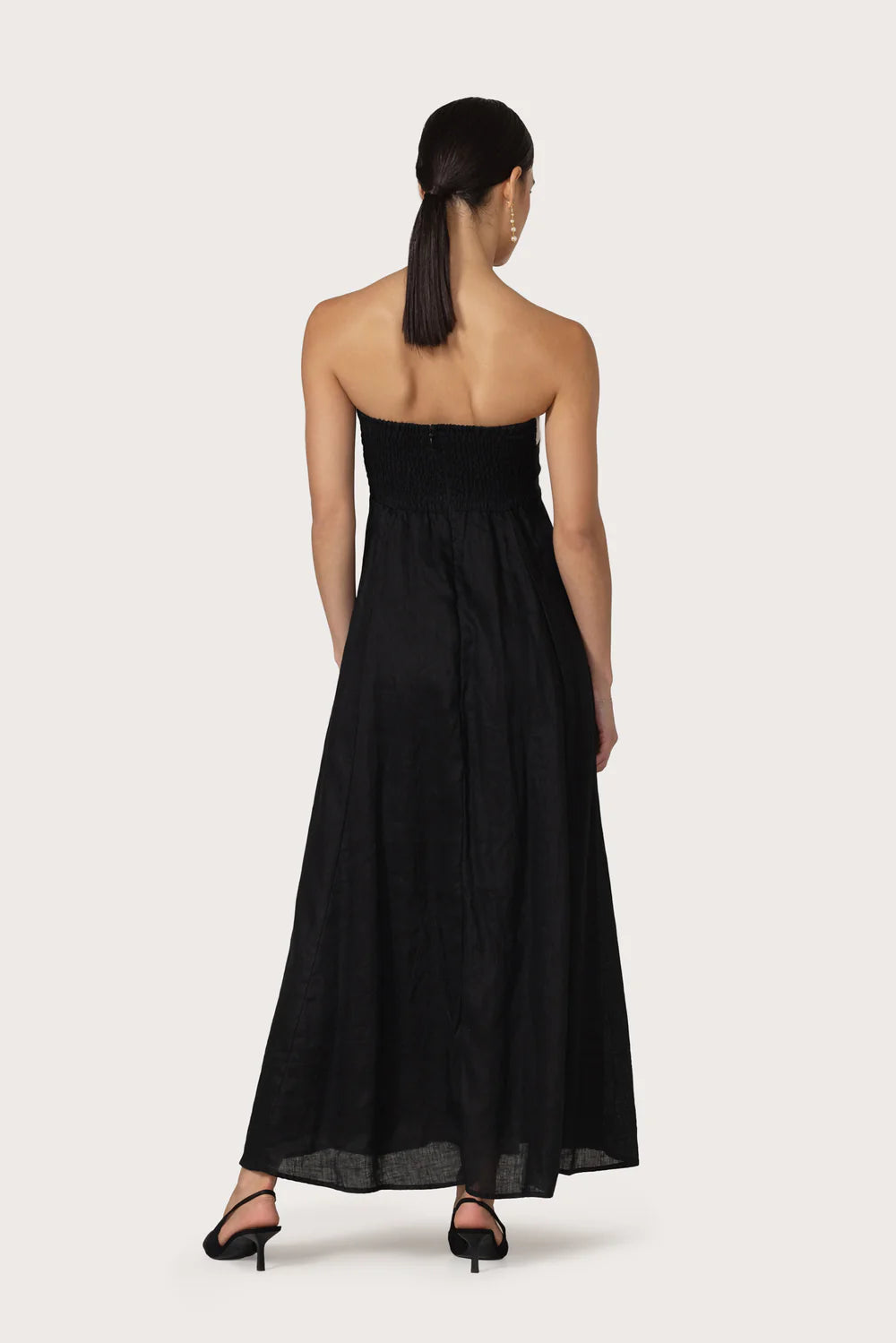 Alora Maxi Linen Dress