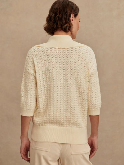 Arney Half-Zip Knit Polo