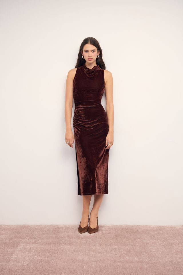 Sonja Velvet Midi Dress