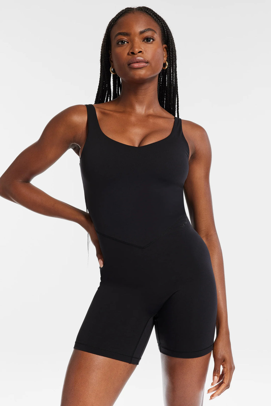 V-Neck Tempo Short Catsuit