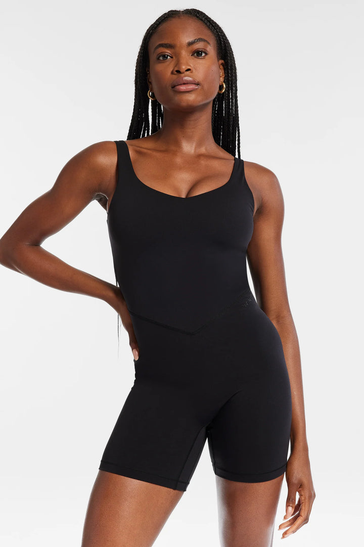 V-Neck Tempo Short Catsuit