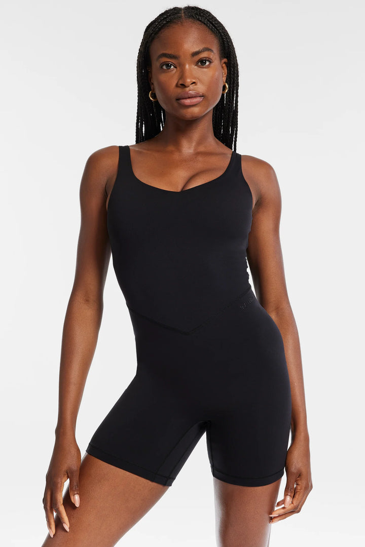 V-Neck Tempo Short Catsuit
