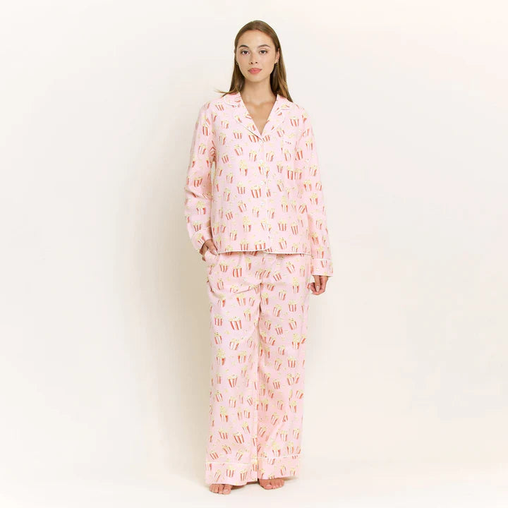 snooze mode long pj set