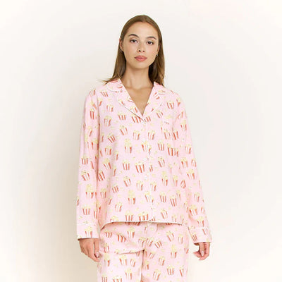 snooze mode long pj set
