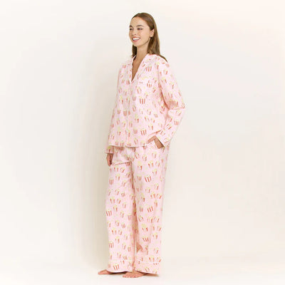 snooze mode long pj set