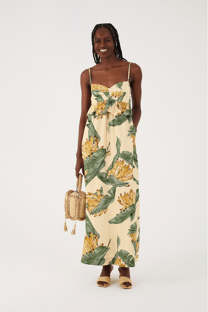 chinese dress ladies Banana Maxi Dress – V2V