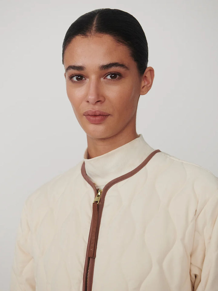 Bartley Quilted Jacket - Parchment