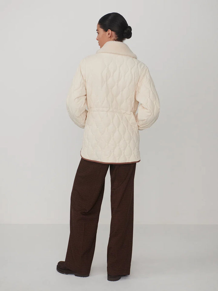 Bartley Quilted Jacket - Parchment