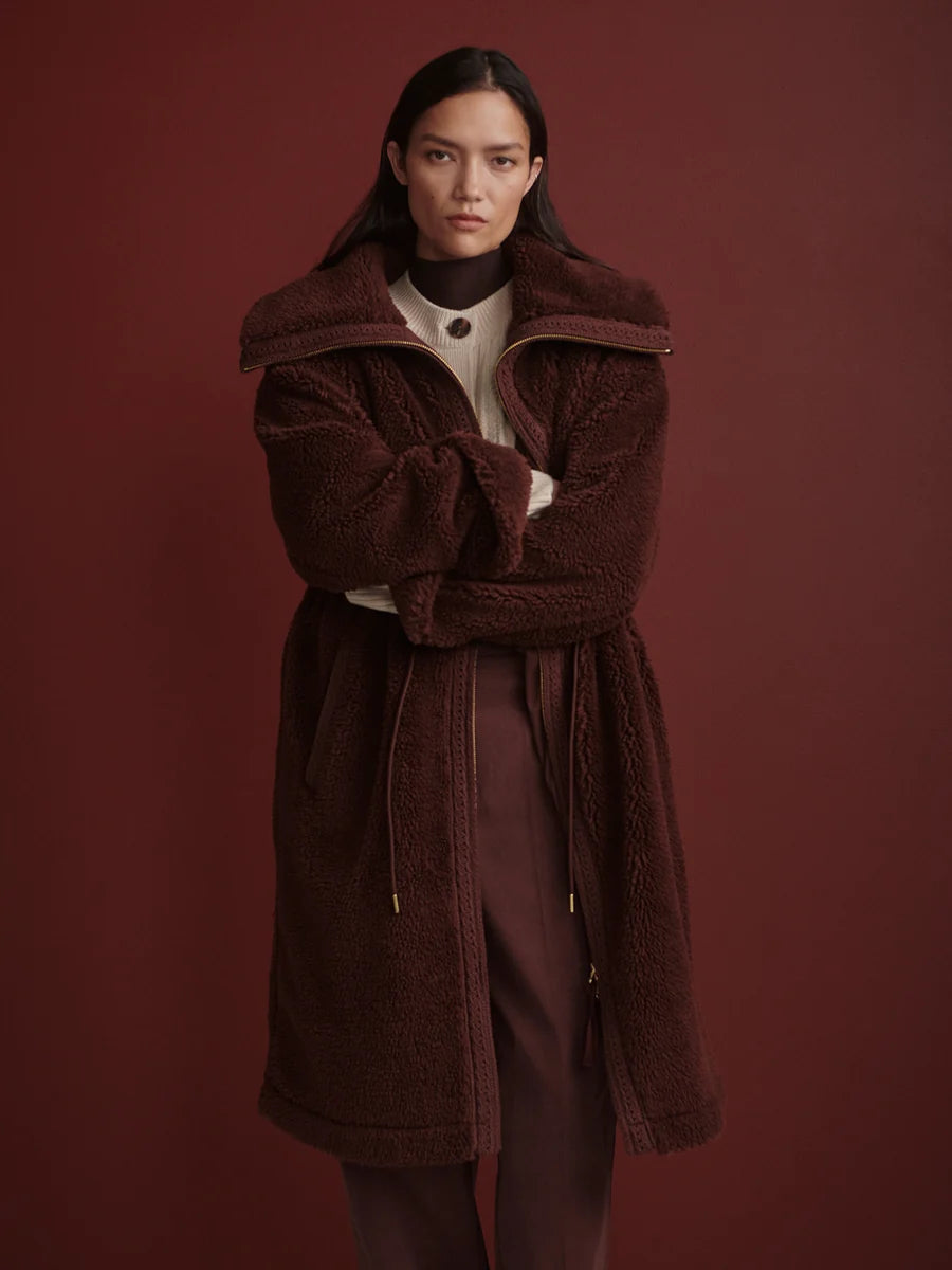 Bennet Long Sherpa Coat