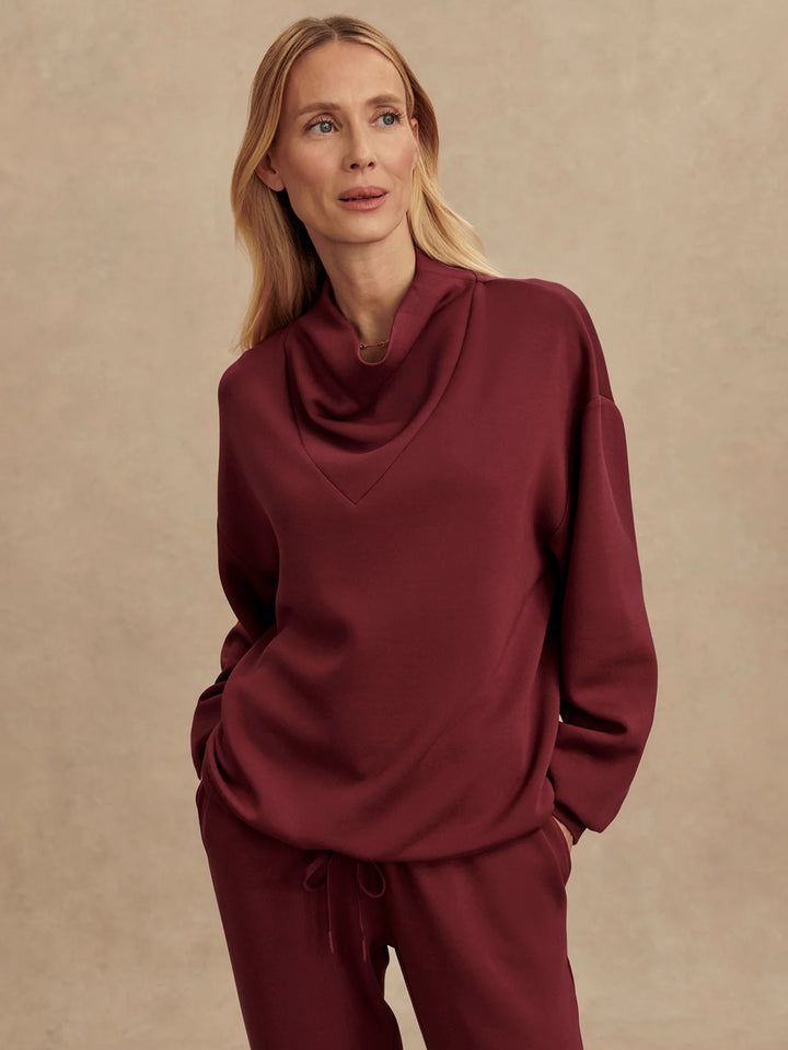 Betsy Sweat in New Maroon
