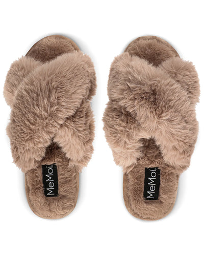 Beverly Fur Plush Slipper