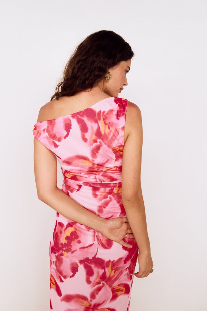 Bianca Mesh Midi Dress