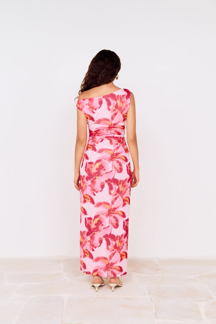 Bianca Mesh Midi Dress