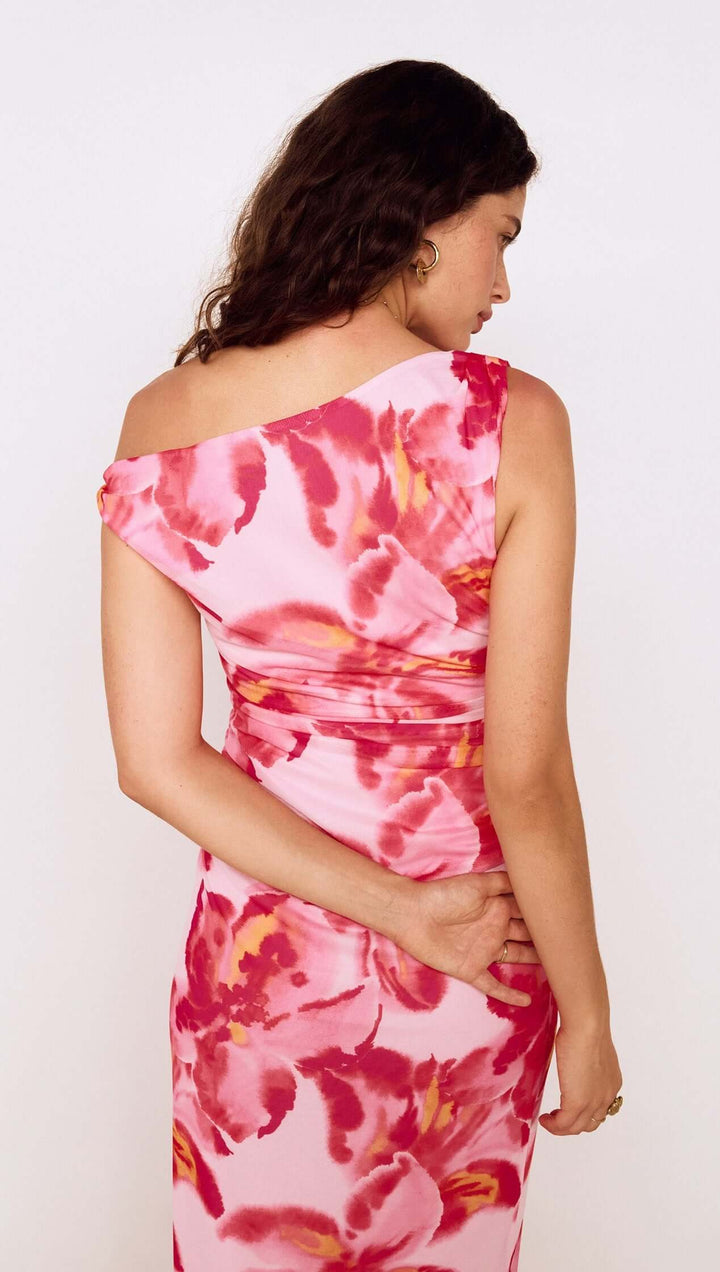 Bianca Mesh Midi Dress