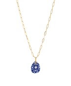 Blue pendant necklace