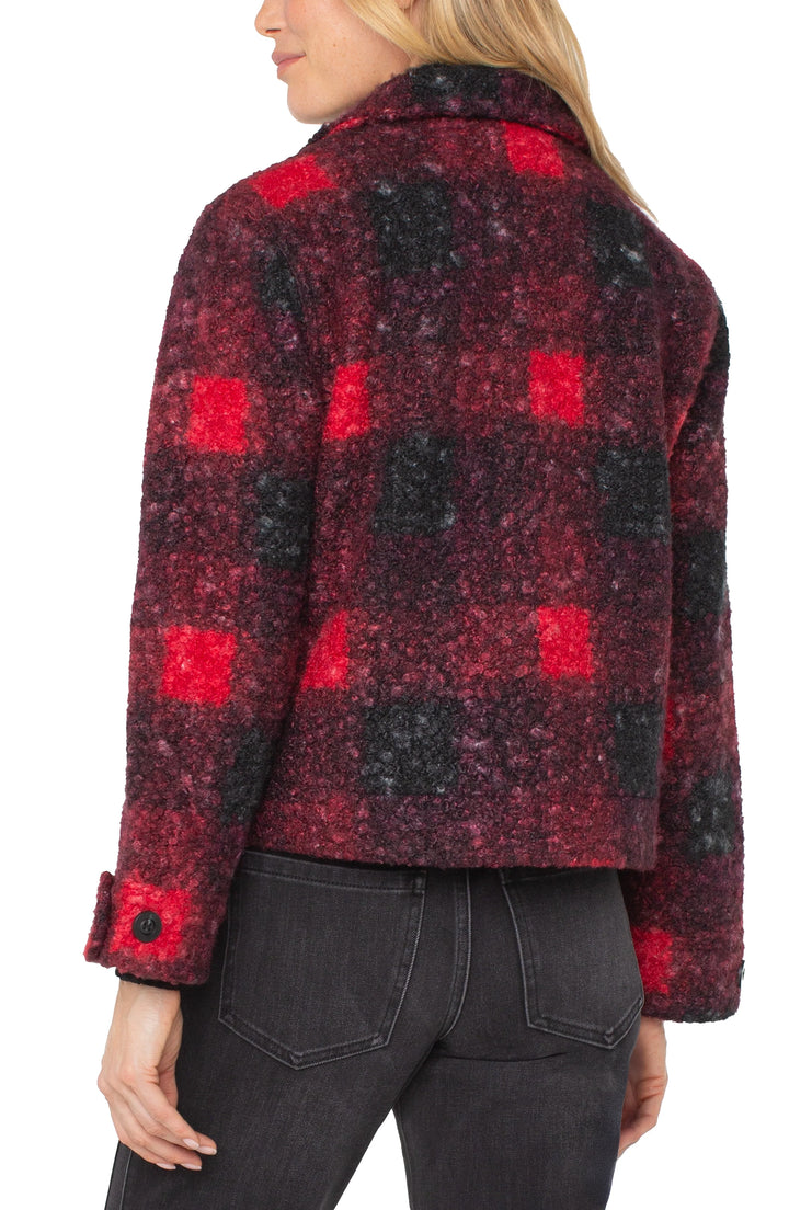 Button Front Boxy Shacket