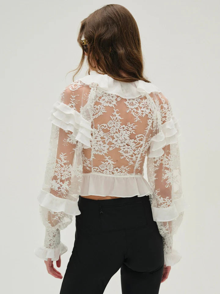 Holiday Lace Blouse