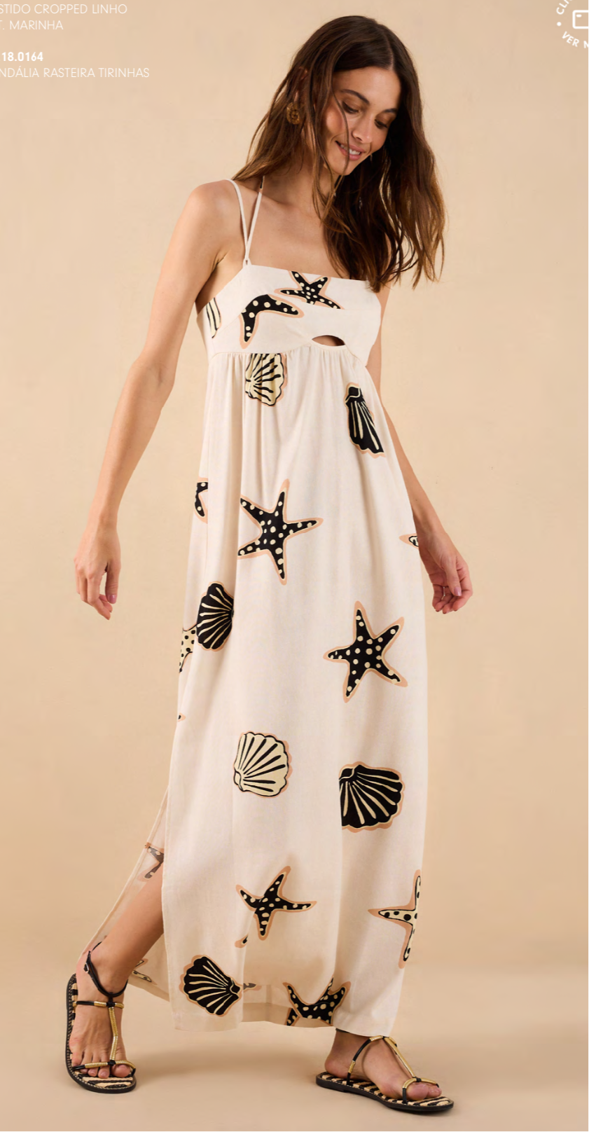 Cream Starfish Dress