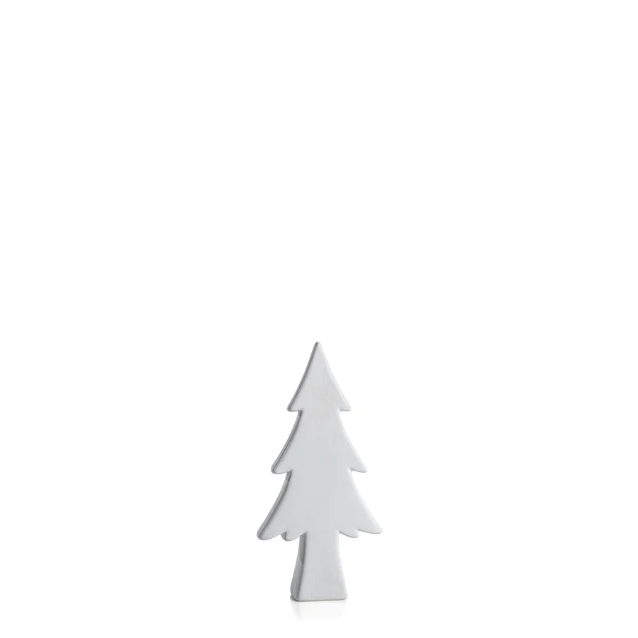 Matt White Decorative Tree