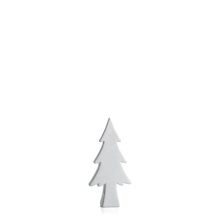 Matt White Decorative Tree