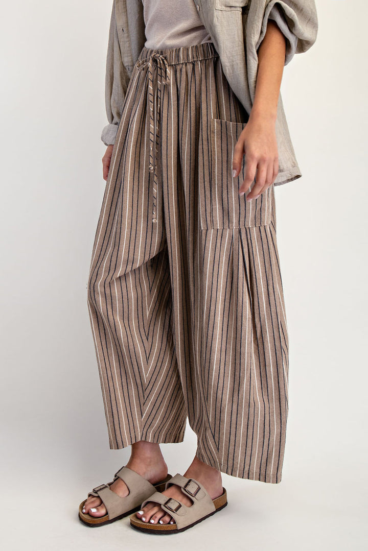 Wide Stripe Leg Pants