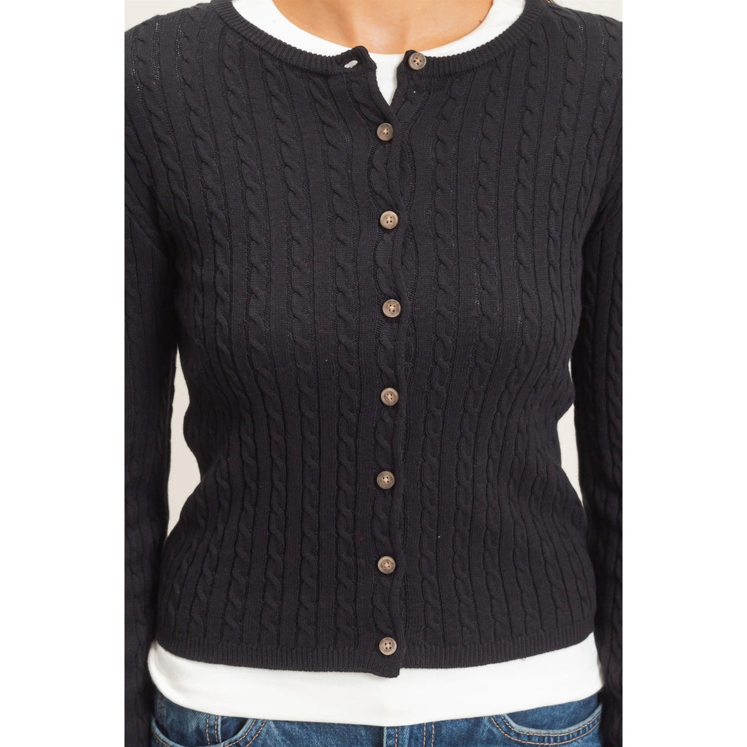 Cable Knit Cardigan