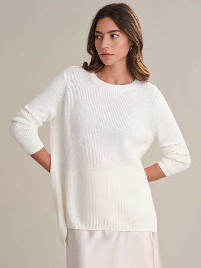 Emma Crewneck Shaker Sweater