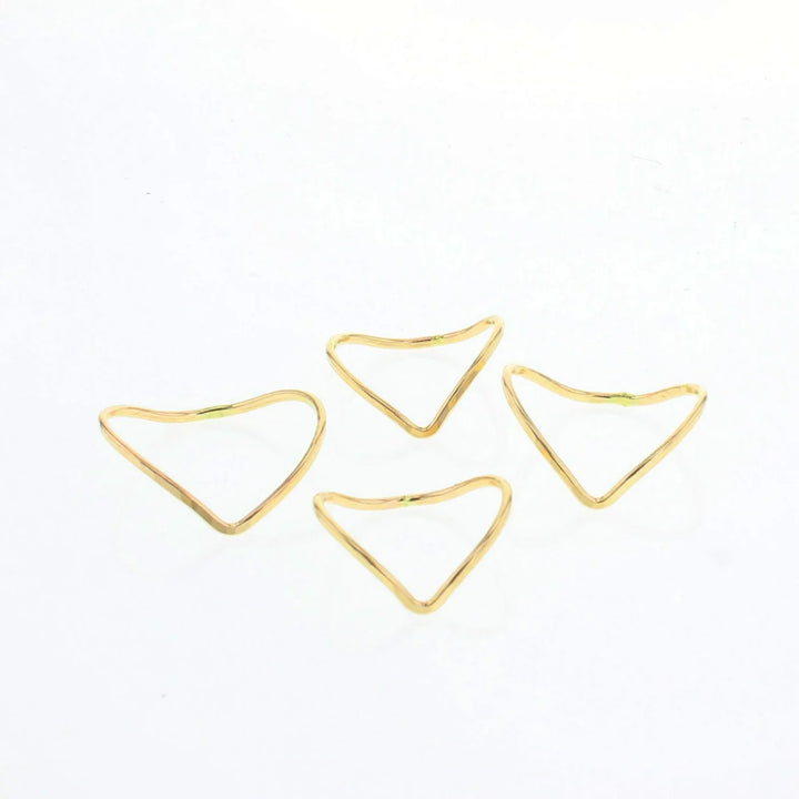 Chevron Stacking Ring