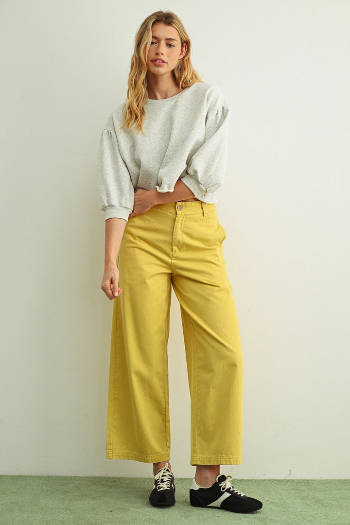 Cotton Barrel Pants
