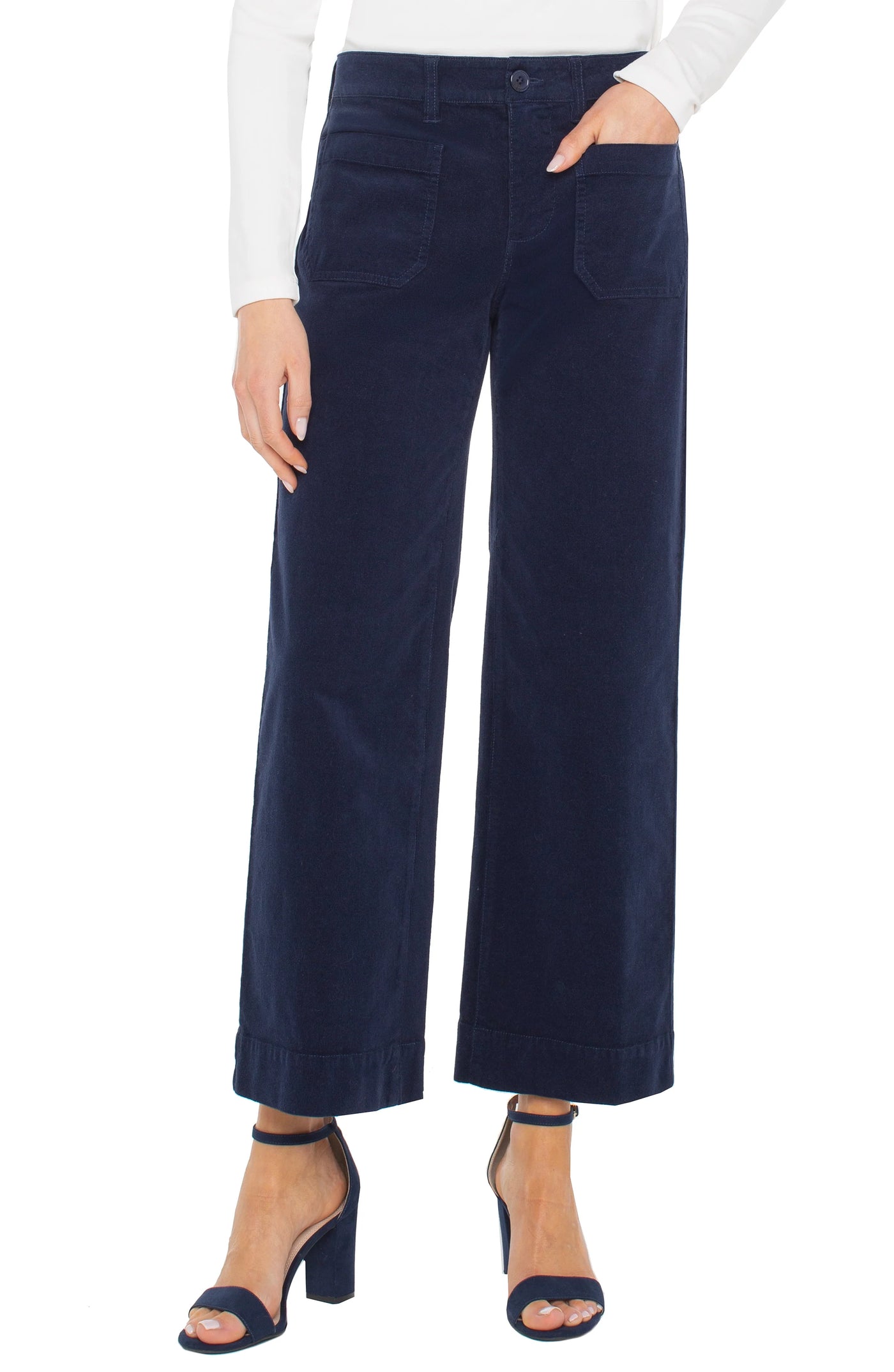 Crop Wide Leg w/Pat