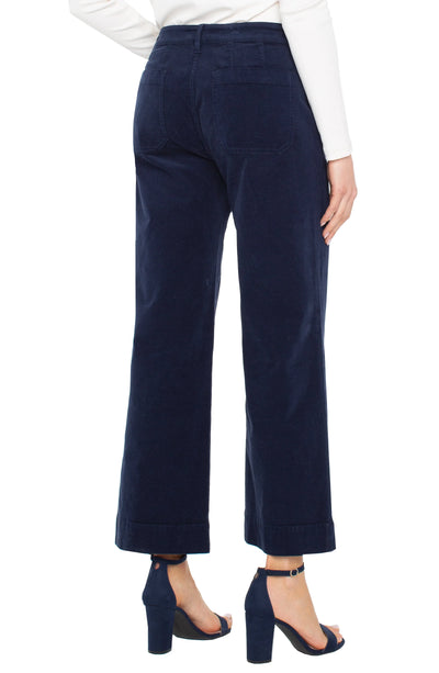 Crop Wide Leg w/Pat
