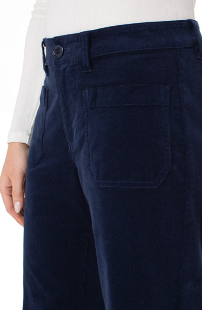 Crop Wide Leg w/Pat