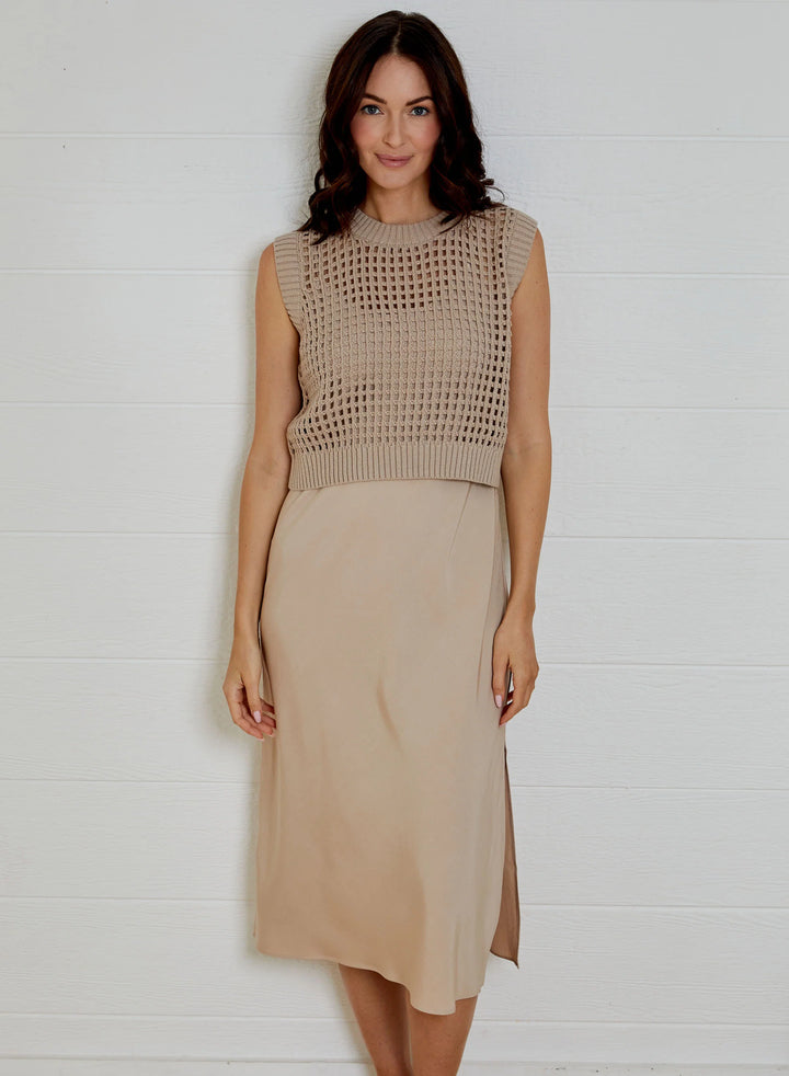 Pal Sweater Dress Combo - Sandstone