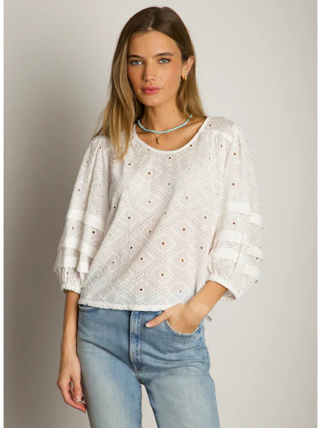 Pleat Sleeve Top